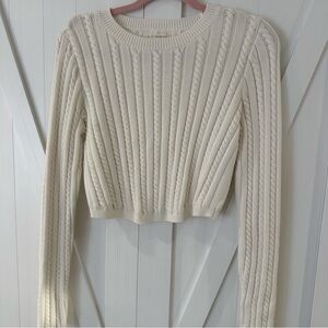cream sweater